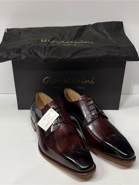 NWT Giovacchini Italian Wingtip Derbys #41G6 - Men’s Size 9.5 D